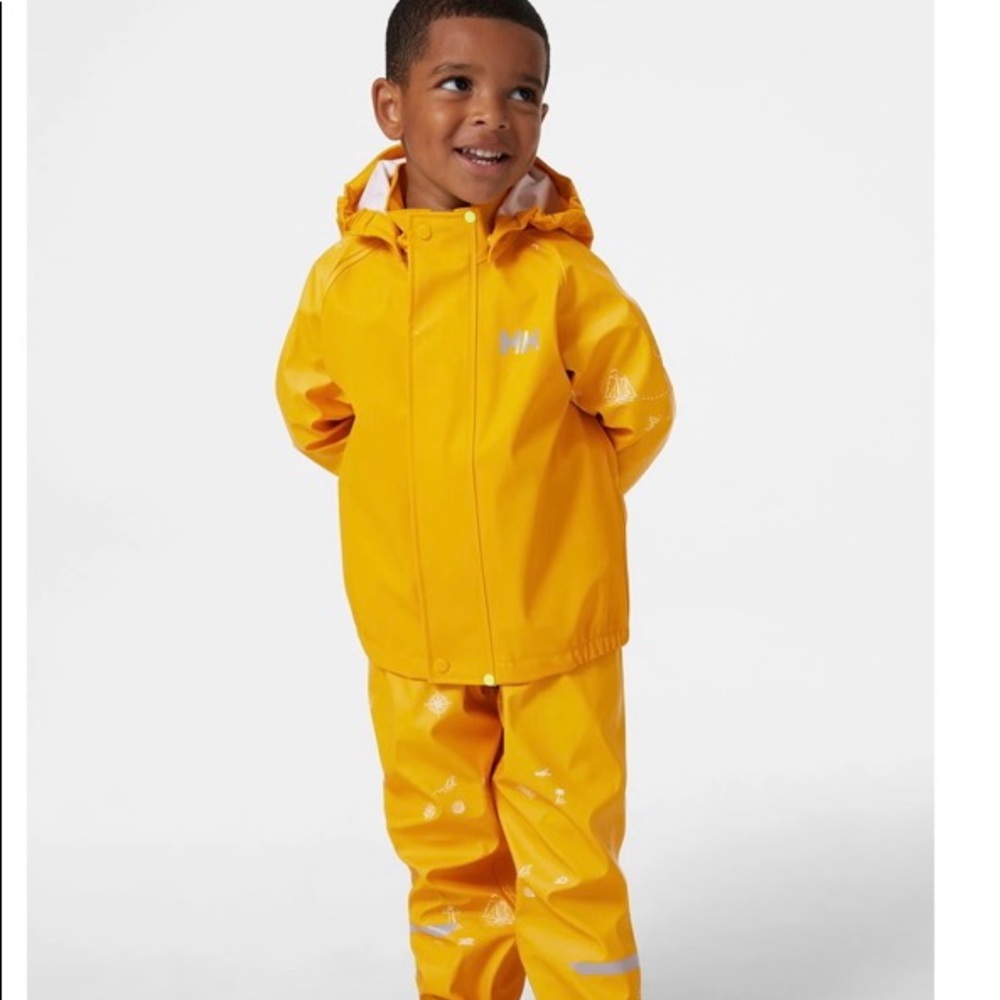 Helly Hansen complete rainsuit, including both bib and jacket.